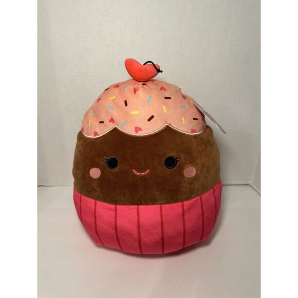 Squishmallows Other - Squishmallow 12" Valentine's Ottie Cupcake PLUSH NEW‎